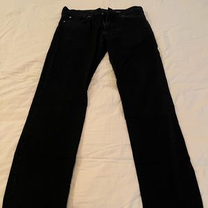 7 For All Mankind Luxe Sport Slimmy in Black Jeans 31x31 LIKE NEW